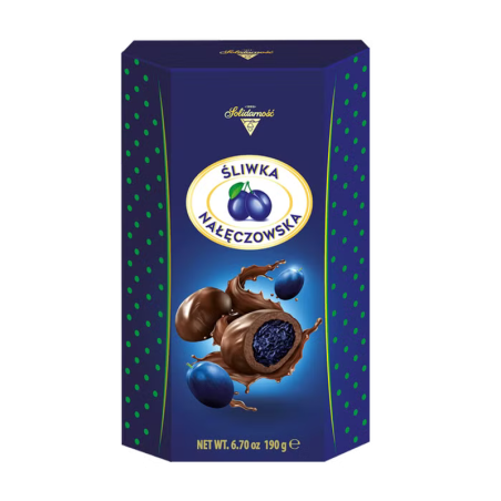 Solidarność Śliwka Nałęczowska w czekoladzie 190 g